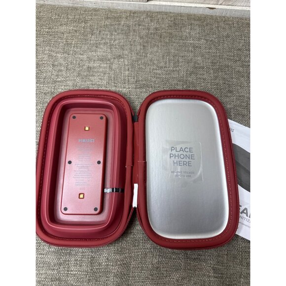 Homedics UV-Clean Phone Sanitizer With 2 UV-C LEDs Portable Red Case - Picture 2 of 5